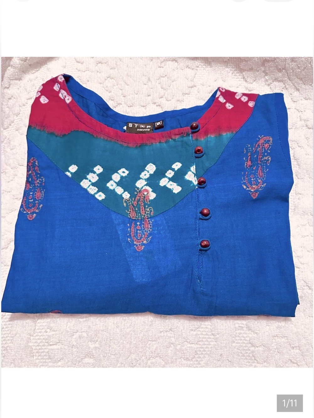 Stop Everywear | Top | Stop Everwear Bandhani Block Printed Tunic